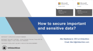 How to best secure important and sensitive data?